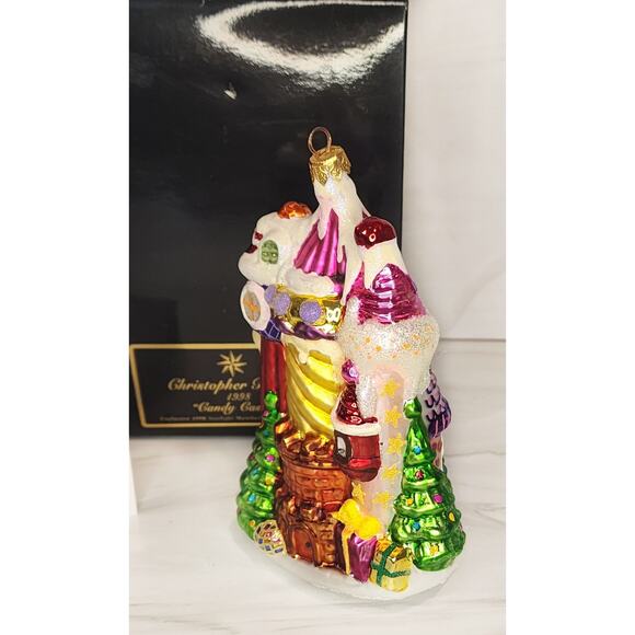 Retired, Vintage Christopher Radko "Candy Castle" Ornament 1998 #98-SP-36 - Picture 6 of 10